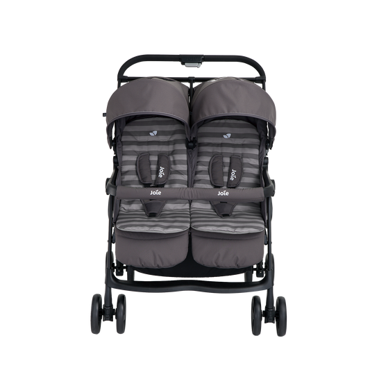Joie Aire Twin Stroller - Pewter - Ex-Display